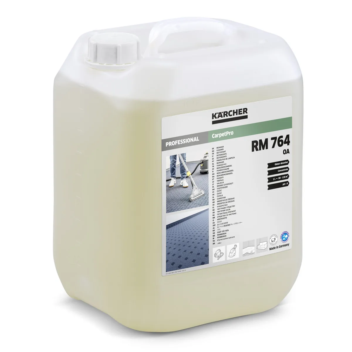 Средство для чистки ковров CarpetPro RM 764 OA, 10 л Karcher 1